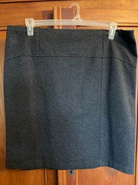 Worthington Dark Charcoal Knit Mini Skirt